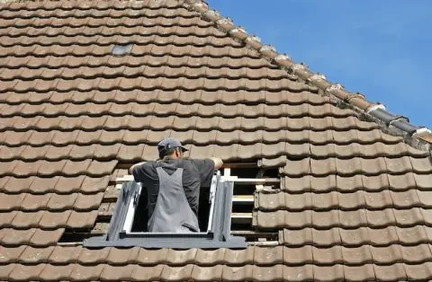 Pose de velux - Froideconche